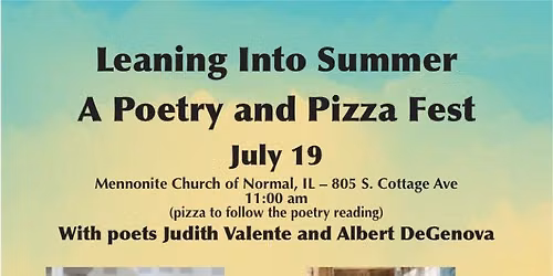 "Leaning Into Summer" Poetry & Pizza Event