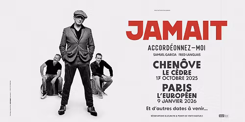 Yves Jamait \/ Accord\u00e9onnez-moi - L'Europ\u00e9en, Paris (75)