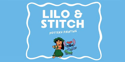 Lilo & Stitch Pottery Painting, The Boneyard