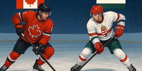 Friendly ice hockey match CAN\u2013HUN