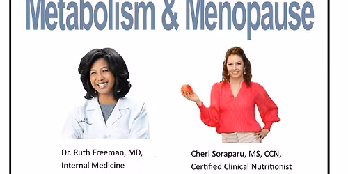 Metabolism & Menopause with Dr. Ruth Freeman