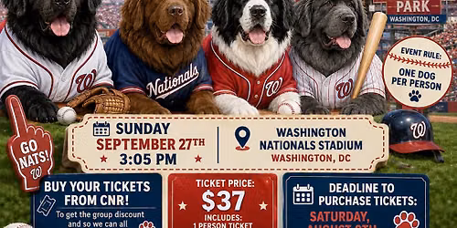 CNR Pups in the Park: Nats vs Mets