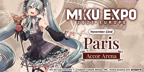 MIKU EXPO 2026 EUROPE in Paris