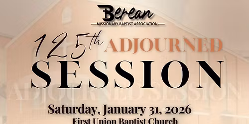 125th Adjourned Session