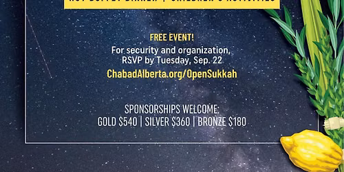 Annual Community Open Sukkah!