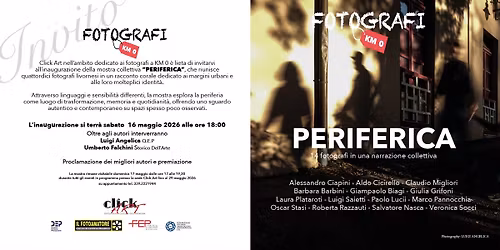 PERIFERICA Mostra collettiva di 14 autori a KM 0