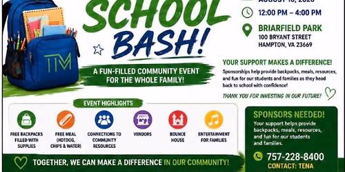 Back to school bash
