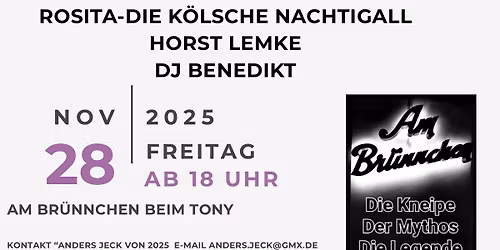 Wir feiern Anders Jeck mit Tony