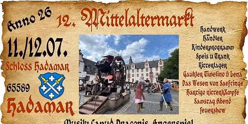 12. Mittelaltermarkt Schloss Hadamar