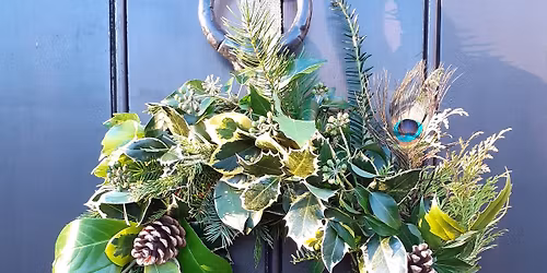 Wreath making workshop at Dalby Forest
