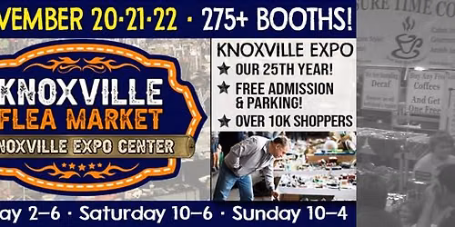 Knoxville Flea Market - November 20-21-22