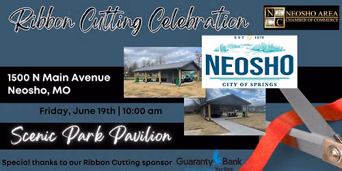 Ribbon Cutting Celebration - Scenic Park Pavilion