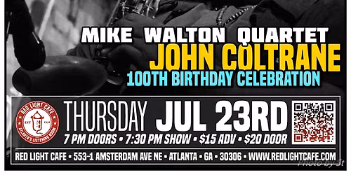 Mike Walton Quartet: John Coltrane 100th Birthday Celebration