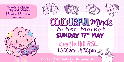Colourful Minds Artist Market October 2025