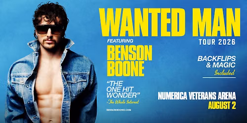 BENSON BOONE: WANTED MAN TOUR 2026