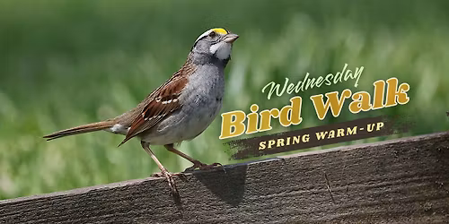 Wed. Bird Walk: Spring Warm-up