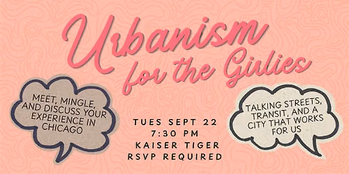 Urbanism for the Girlies Meetup