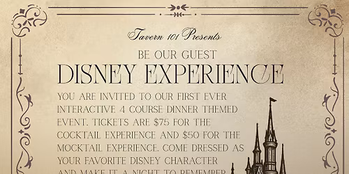 Disney Dinner Experience 