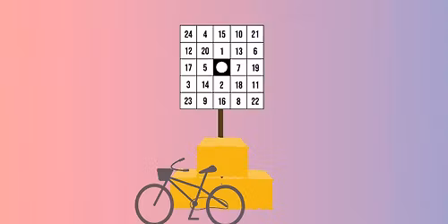 Vogelpikwedstrijd per fiets