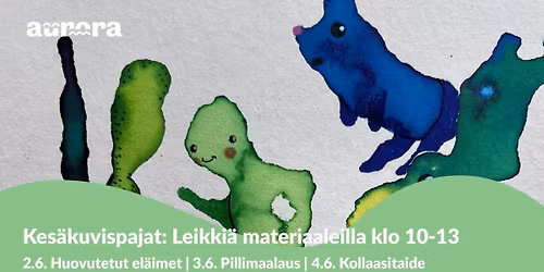 Kes\u00e4kuvispajat: Leikki\u00e4 materiaaleilla