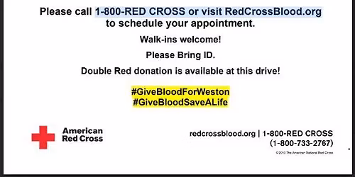 14th Annual Weston Donolli Red Cross Blood Drive
