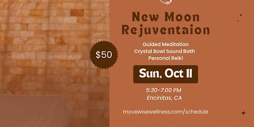 New Moon Rejuvenation | Reiki + Sound Bath