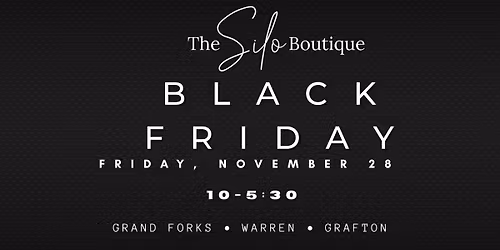 Black Friday at The Silo Boutique