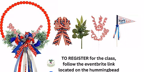 Patriotic Beaded Wreath Workshop
