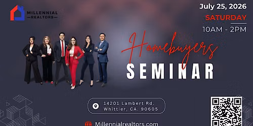 Homebuyers Seminar - July 2026!!!