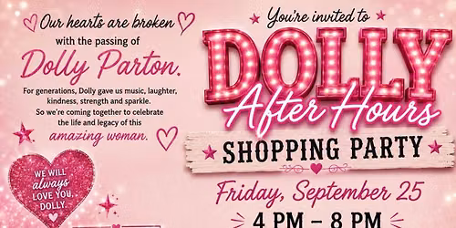 9\/25 Dolly After Hours Shopping Party
