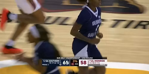 Georgia Southern Eagles at Louisiana Monroe Warhawks Mens Basketball