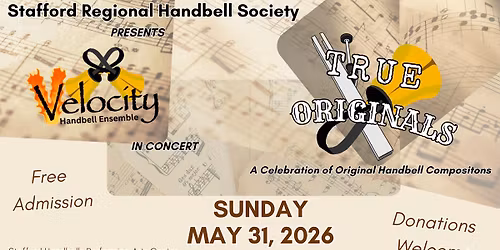 "True Originals" - Velocity in Concert!