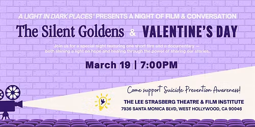 A Light in Dark Places Fundraiser: Films for Suicide Prevention Awareness
