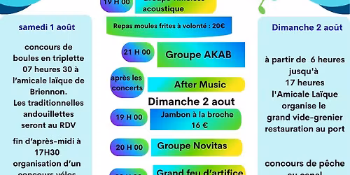 F\u00eate du village \u00e0 Briennon