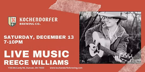 Live Music - Reece Williams