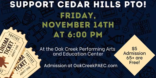 Movie-Theatre Night: The Minecraft Movie (Cedar Hills PTO)