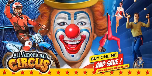 Sun Mar 1 | Colombia, TN | 4:00 PM | All American Circus