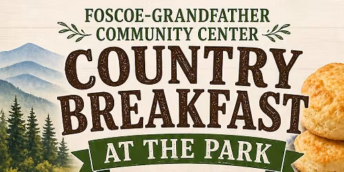 Country Breakfast at the Park!