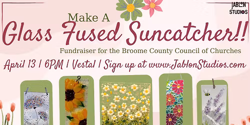 Make A Glass Fused Spring Suncatcher (or any design) Fundraiser!!