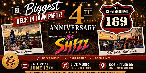 Roadhouse 169 4 year Anniversary Party