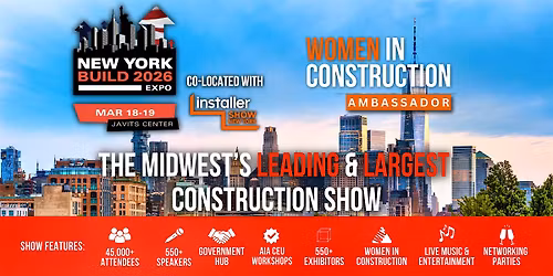 Annual Biggest Women in Construction Networking Session & Panel