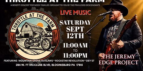 The Jeremy Edge Project at Thottle At The Farm!