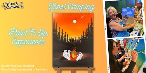 Ghost Camping-11x14- St Julians Rockford- Paint and Sip