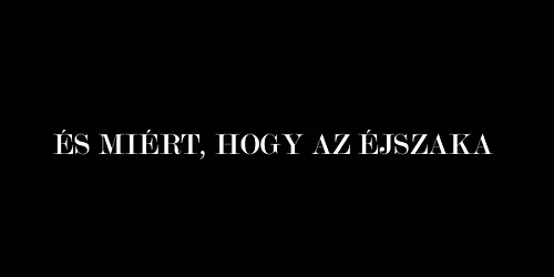 Szauer Lilla: \u00c9s mi\u00e9rt, hogy az \u00e9jszaka