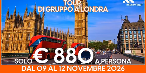 VIAGGIO DI GRUPPO A LONDRA