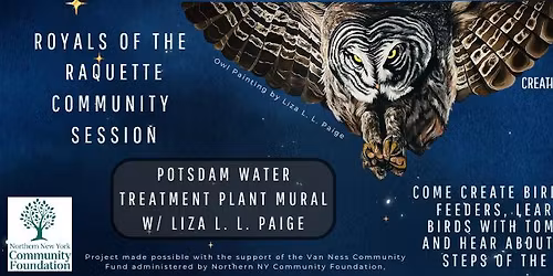 Royals of the Raquette Mural Community Session