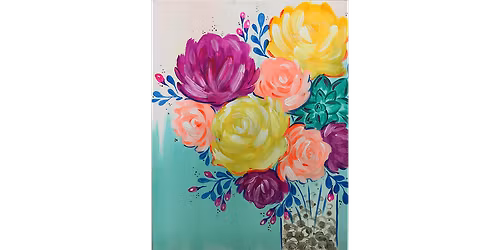 Fabulous Florals - Paint and Sip in Houston | Classpop!\u2122