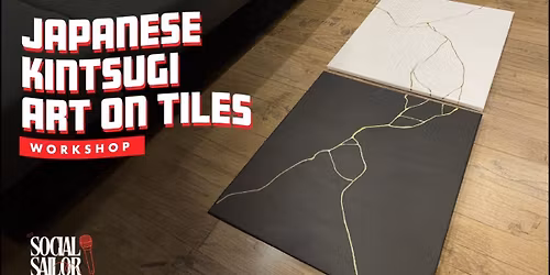 Japanese Kintsugi Art on Tiles - Hyderabad