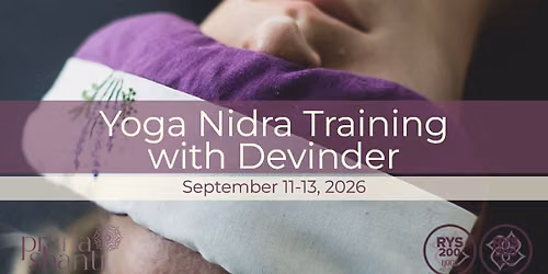 Yoga Nidra Training with Devinder