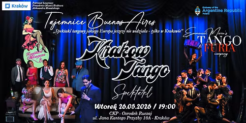 \u201eTajemnice Buenos Aires" - Spektakl tangowy jakiego Europa jeszcze nie widzia\u0142a - tylko w Krakowie